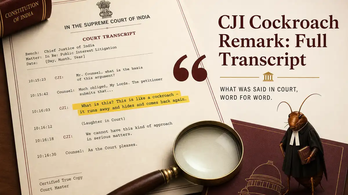 CJP & CJI Clarification: What Surya Kant Said After the Backlash (2026)