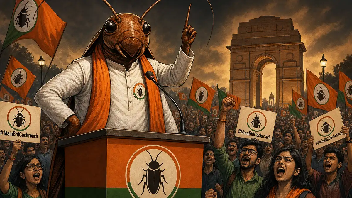 CJP Party Symbol: Cockroach Mascot Meaning & Design (2026)