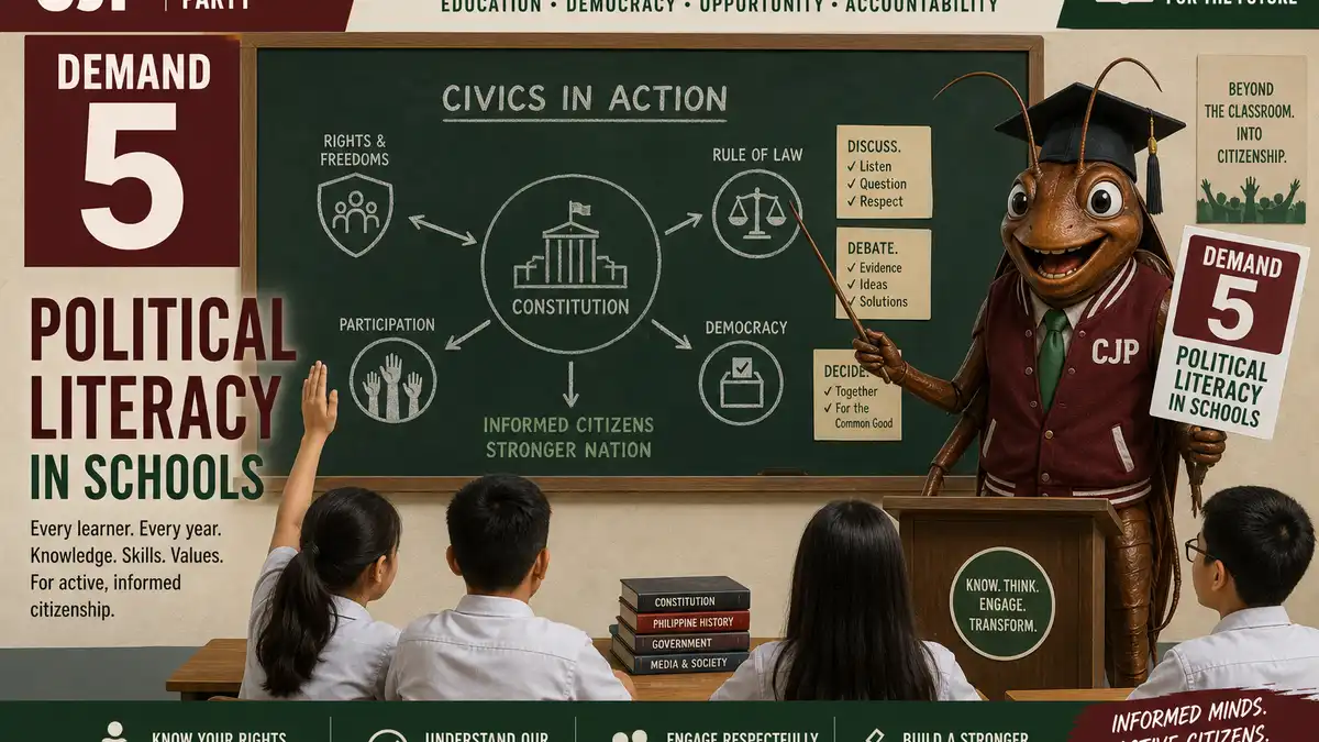 CJP Demand #5: Political Literacy for India’s Youth (2026)