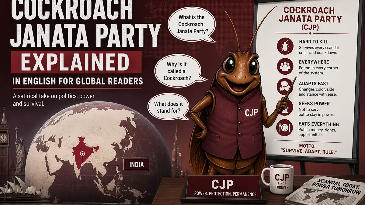 Cockroach Janata Party Explained in English (For Global Readers, 2026)