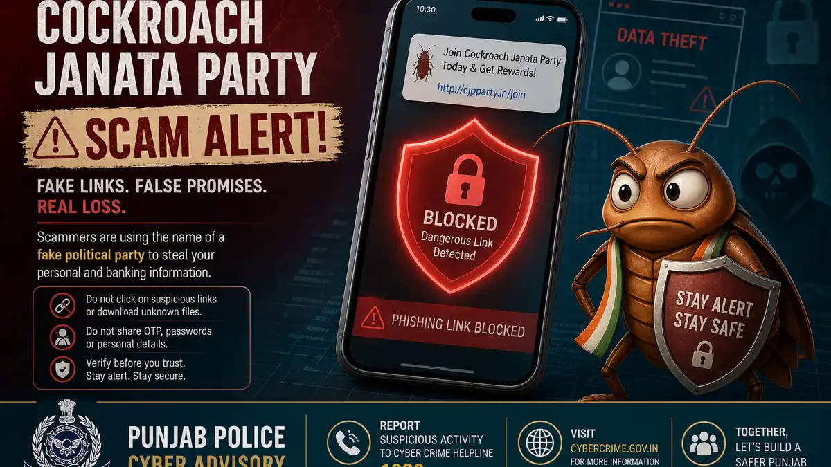 Cockroach Janata Party Fake Links: How to Spot Phishing Scams (2026)