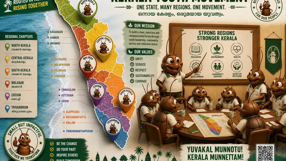 Cockroach Janta Party Kerala: Regional Movement & Badges (2026)
