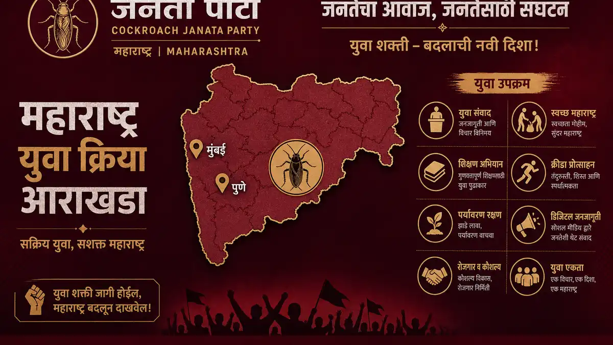 Cockroach Janta Party Maharashtra: Dipke’s Home State Activity (2026)