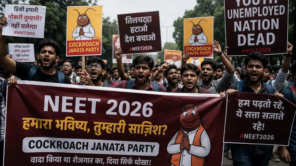 Cockroach Janta Party NEET Protest: Demands & Outcomes (2026)