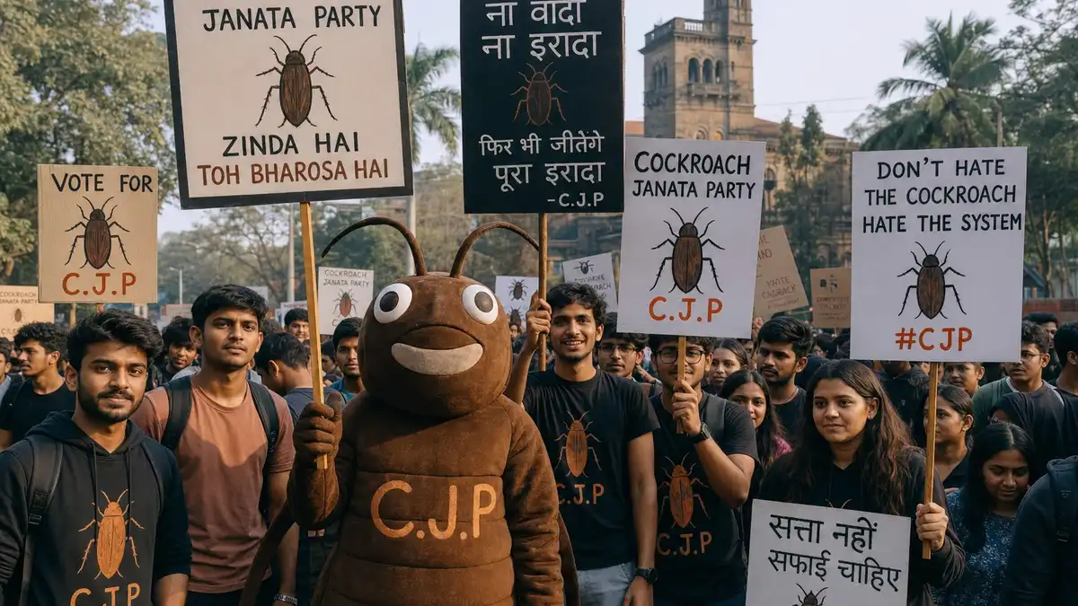 Cockroach Janta Party Pune Protest at SPPU: Full Coverage (2026)
