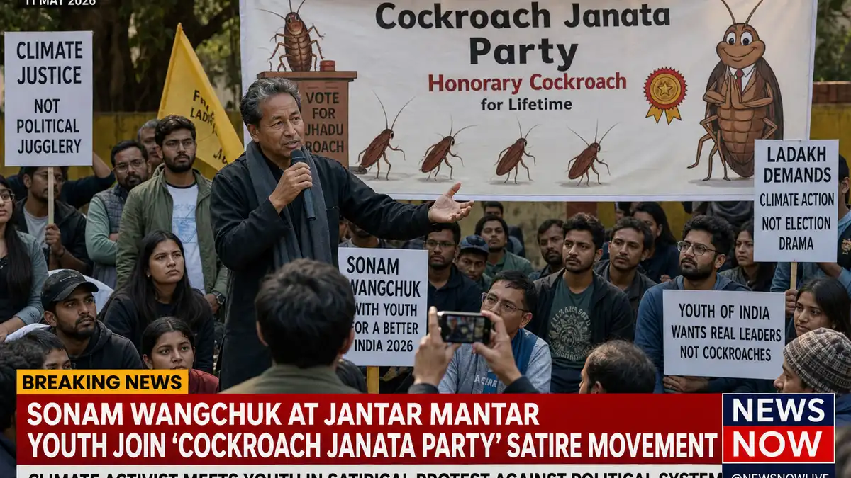 Sonam Wangchuk & CJP: Honorary Cockroach at Jantar Mantar (2026)